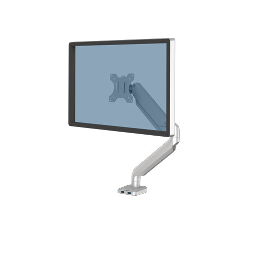 FELLOWES Bras Porte-Ecran Simple Gris Platinum Series