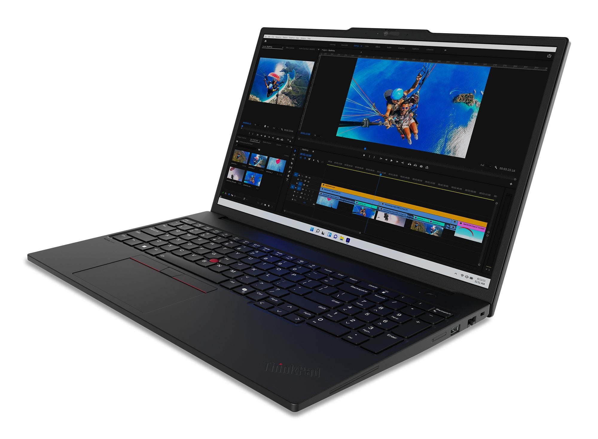 Lenovo ThinkPad P16s Gen3 16'' WUXGA 300N Intel Ultra 7 155H vPro 32GB RAM 1TB SSD RTXA500_4GB FPR SCR Keyboard backlit German W11P 3YC