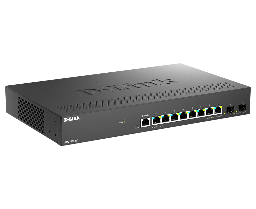 D-LINK Smart+ L2+ 8 ports 2.5 GbE and 2 ports 10 GbE SFP+