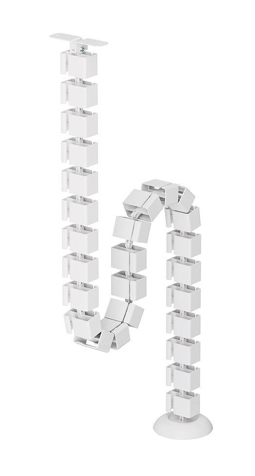 NEOMOUNTS Cable Spine Organizer for sit/stand desk frames screw mounted white
