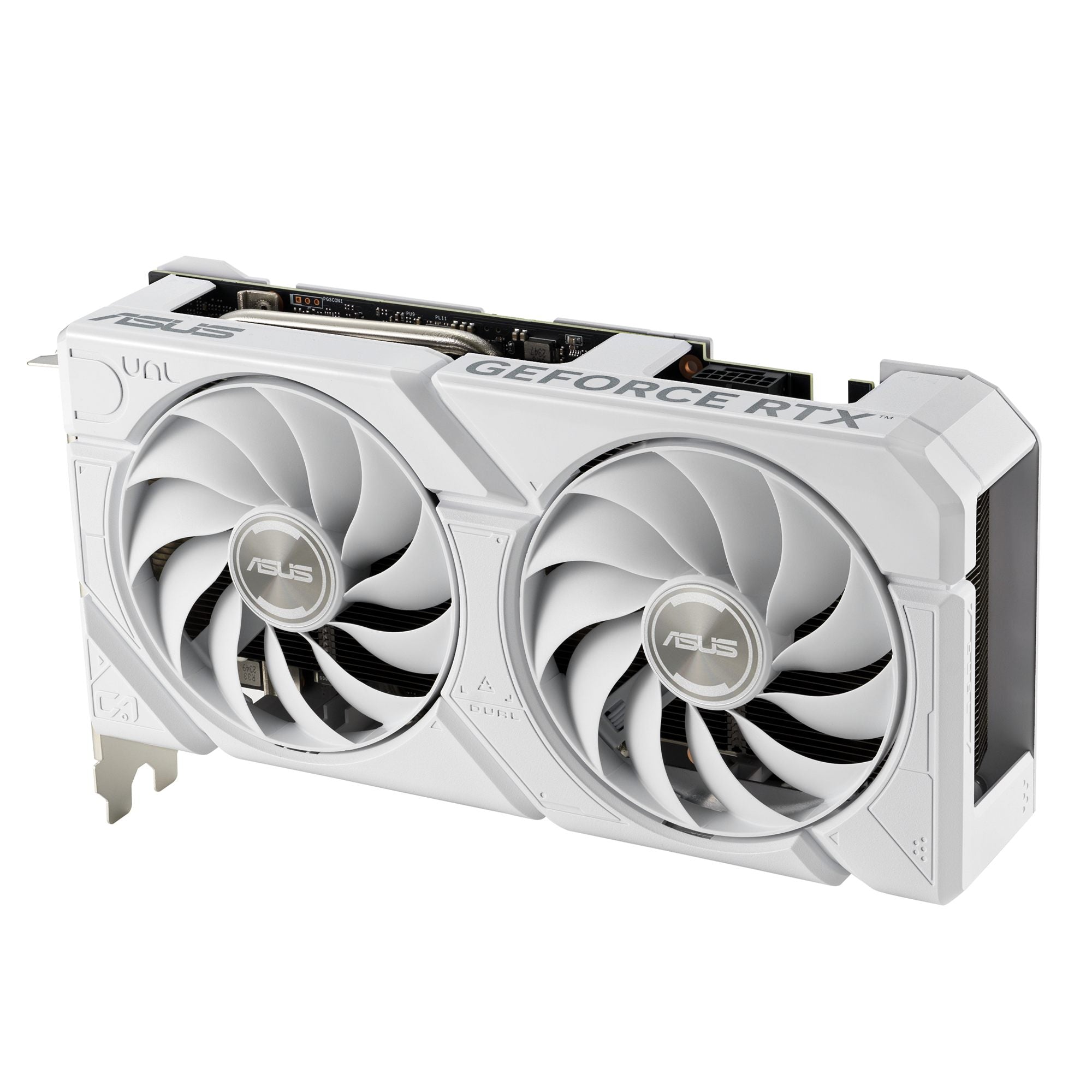 ASUS DUAL-RTX4070S-12G-EVO-WHITE RTX 4070 SUPER 12Go GDDR6X 1xHDMI 2.1a 3xDP 1.4a