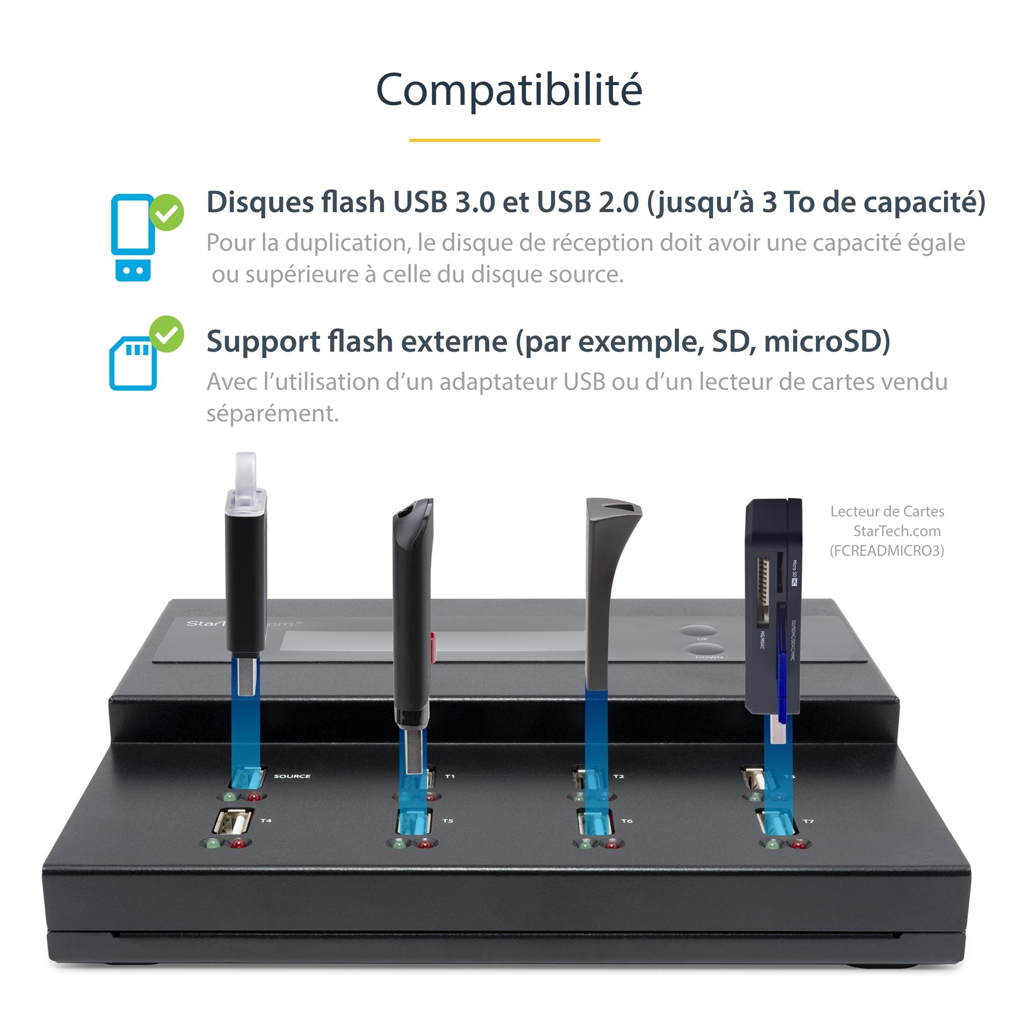 StarTech.com USB Duplicator/Eraser - 1:7