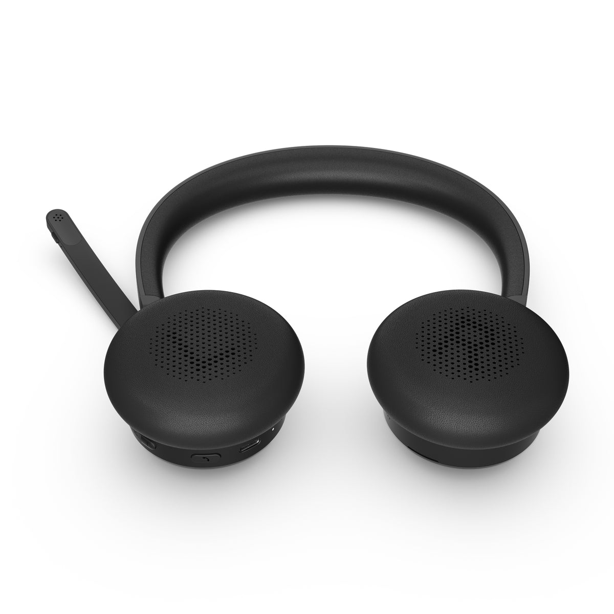 LENOVO 6550 Headset on-ear Bluetooth wireless active noise cancelling USB-C black Certified for Microsoft Teams