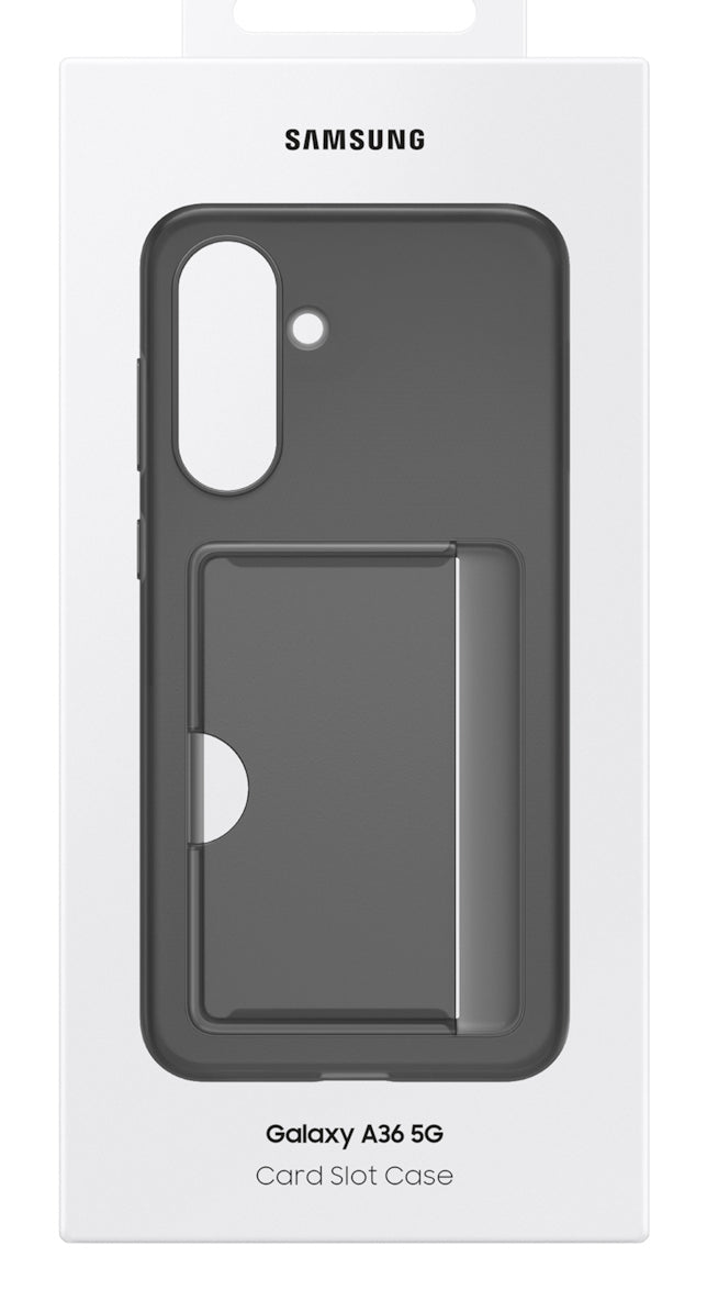 Samsung A36 Card Slot Case Black