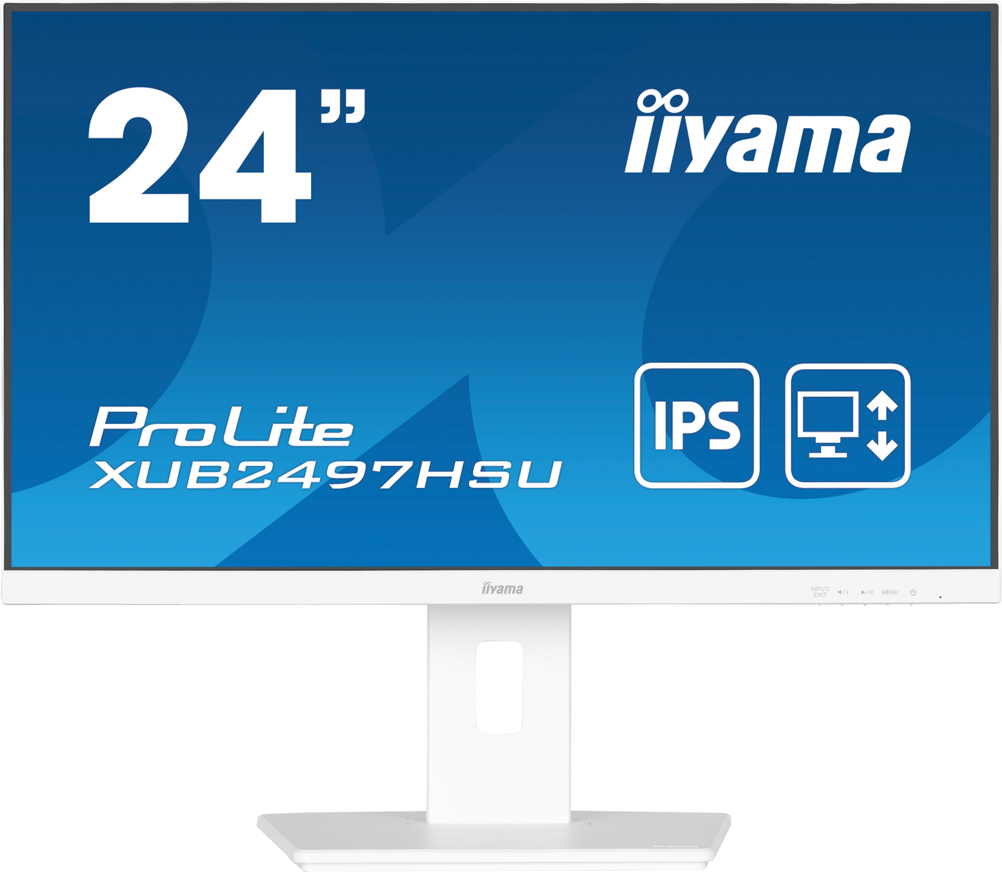 "iiyama ProLite XUB2497HSU-W2 écran plat de PC 60,5 cm (23.8"") 1920 x 1080 pixels Full HD LED Blanc"