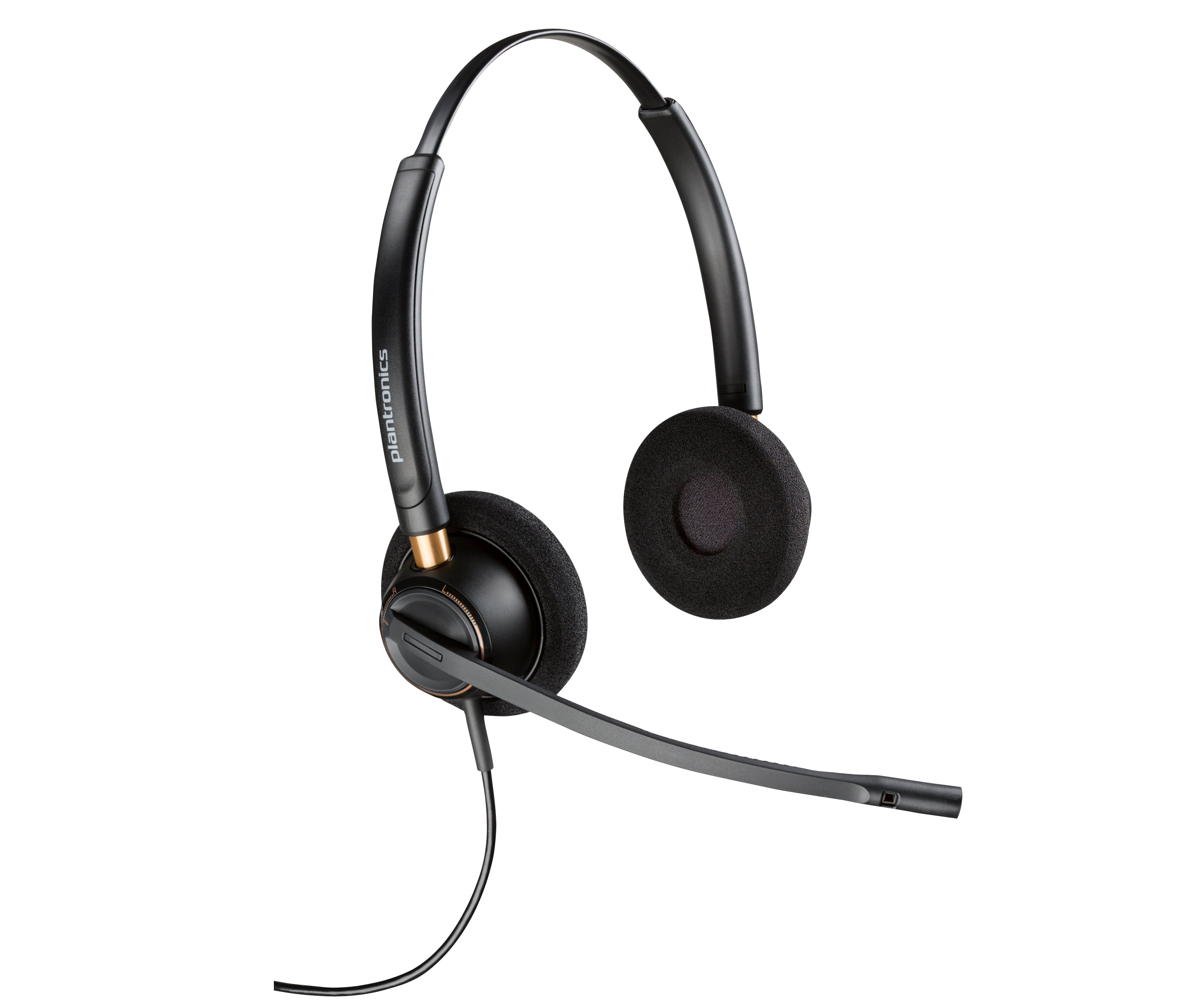 HP Poly EncorePro 520D with Quick Disconnect Binaural Digital Headset TAA Avec fil Arceau Appels/Musique Noir