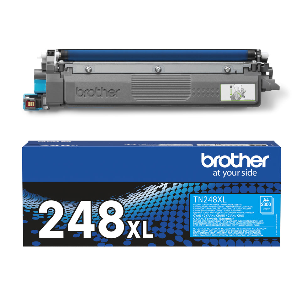 BROTHER TN248XLC Cyan Toner Cartridge ISO Yield 2300 pages