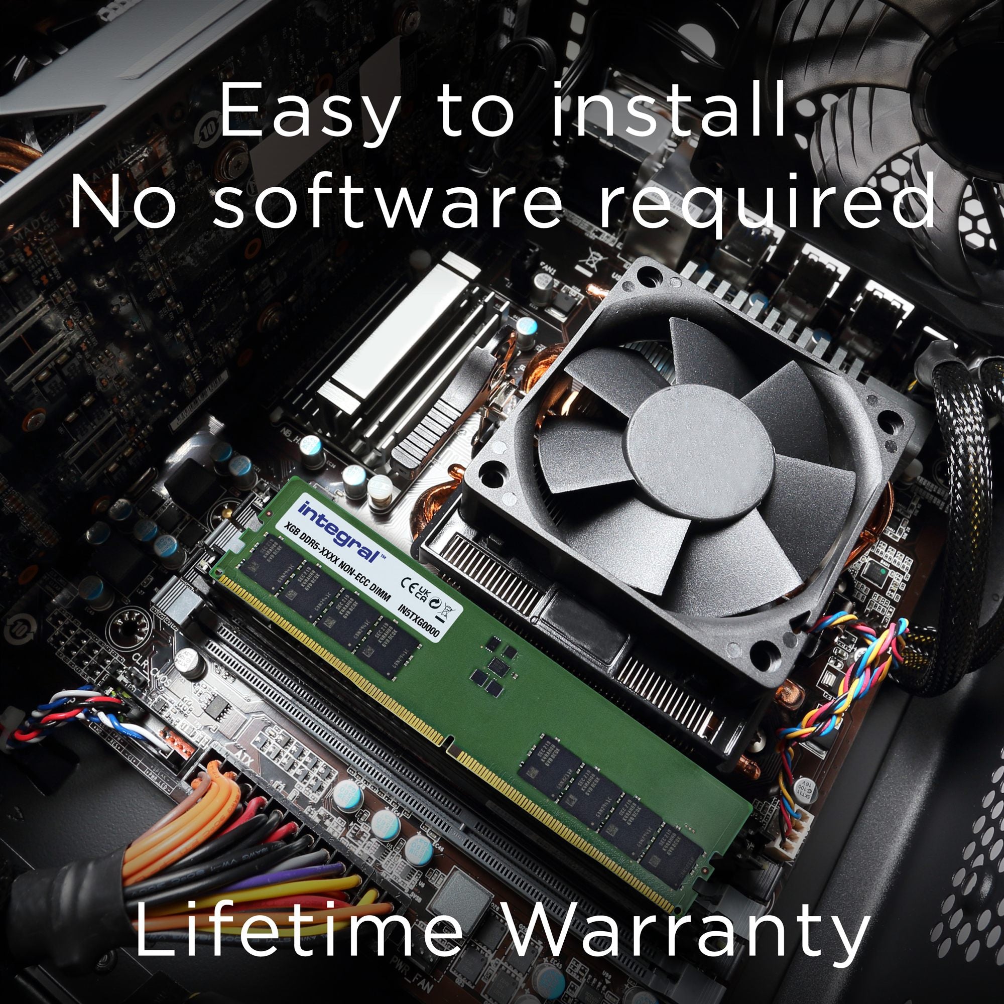 8GB PC RAM MODULE DDR5 4800MHZ PC5-38400