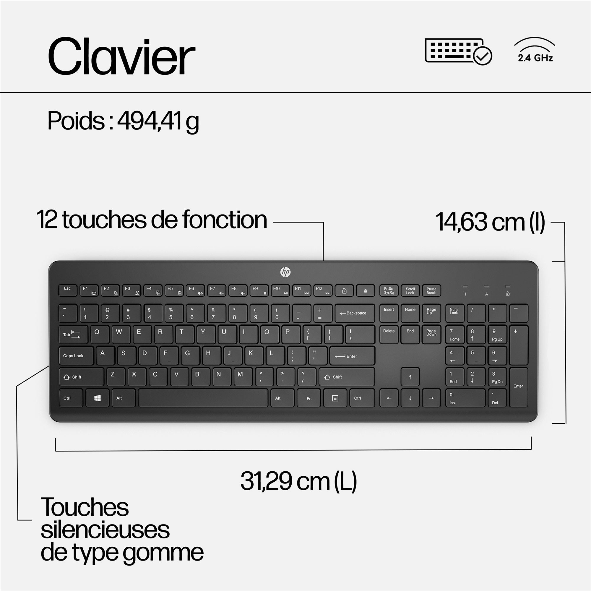 HP 230 WL Mouse+KB Combo