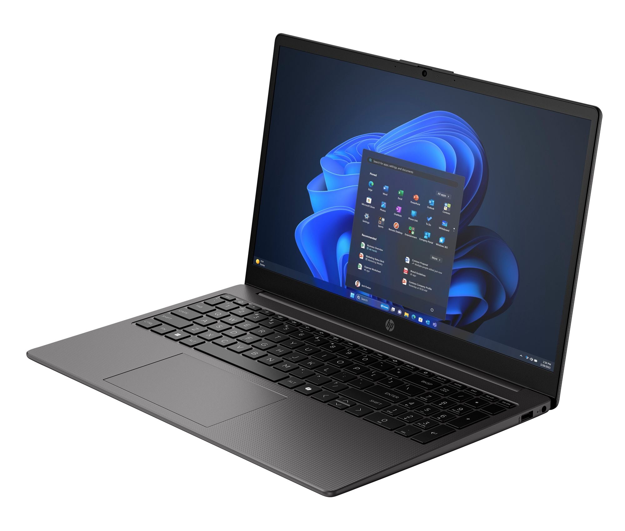 HP 250R G10 Intel Core 3 100U 15.6p FHD 8Go DDR5 512Go SSD ax+BT 3C Batt UMA W11P 1/1/0