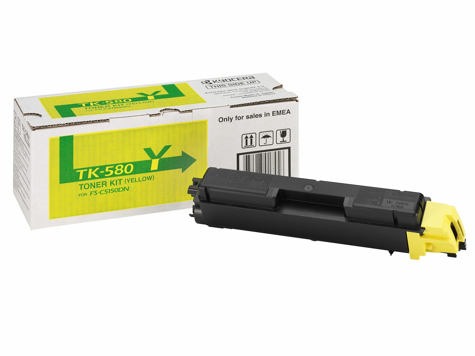 KYOCERA TK-580Y Cartouche de toner 1 piece(s) Original Jaune