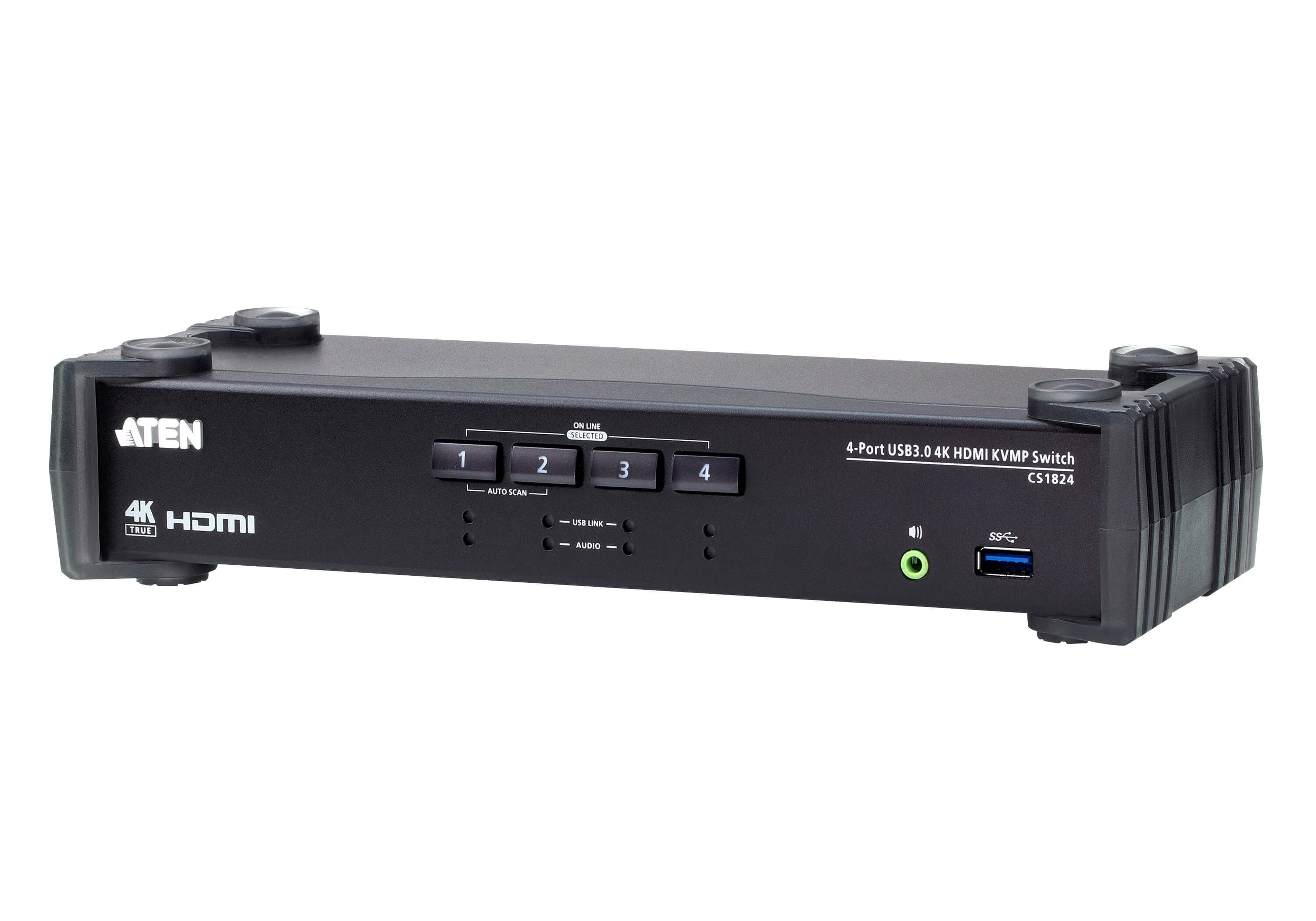 ATEN CS1824 KVM HDMI 4K/USB 3.0 4 Ports + audio