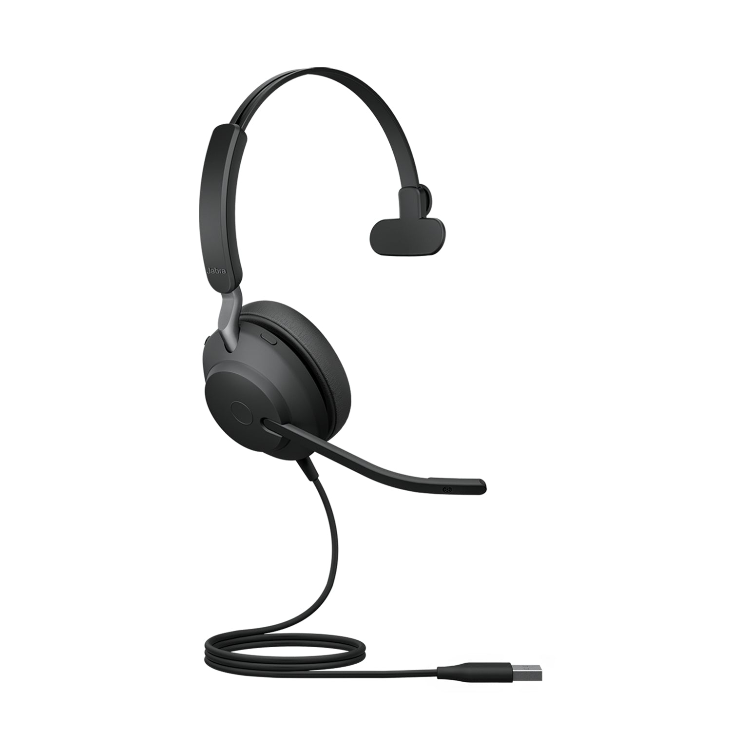 Jabra Evolve2 40, UC Mono Casque Avec fil Arceau Bureau/Centre d'appels USB Type-A Bluetooth Noir
