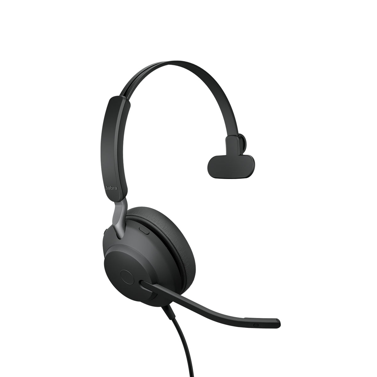 Jabra Evolve2 40, UC Mono Casque Avec fil Arceau Bureau/Centre d'appels USB Type-A Bluetooth Noir