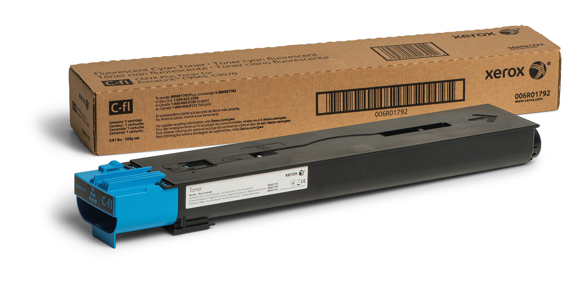 Xerox Fluorescent Cyan Toner Crtrdg Sold