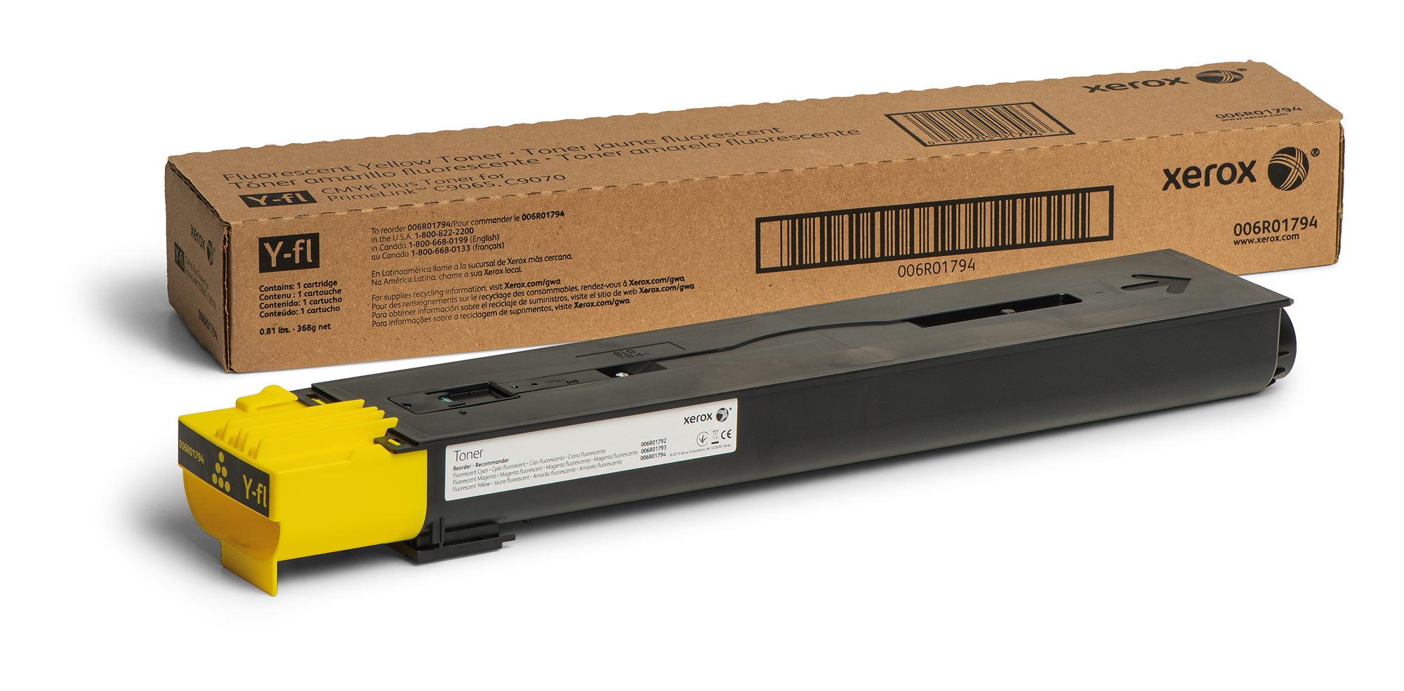 Xerox Fluorescent Yllw Toner Crtrdg Sold