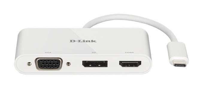 D-LINK USB-C 3-en-1 Adapter
