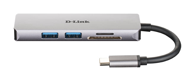 D-LINK USB-C 5-in-1 HDMI SD /microSD card reader