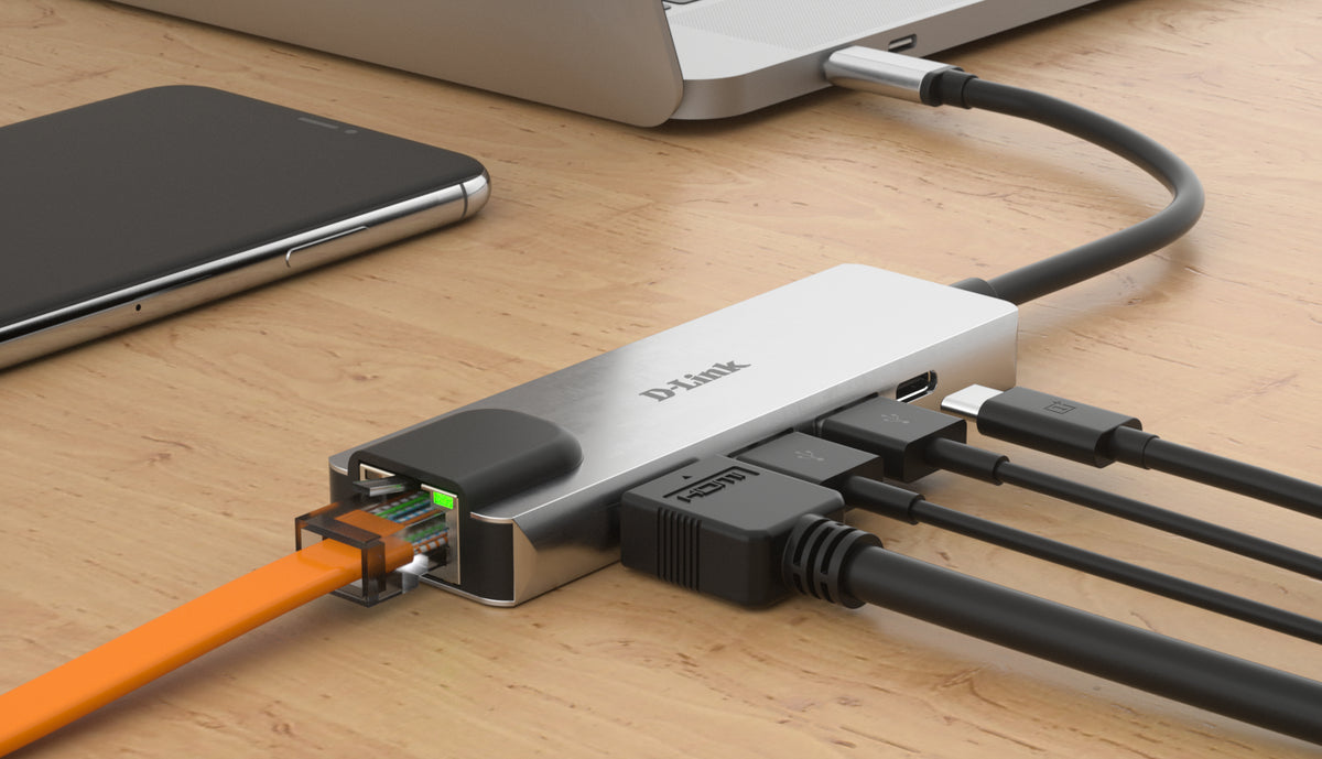 D-LINK USB-C 5-en-1 HDMI charging