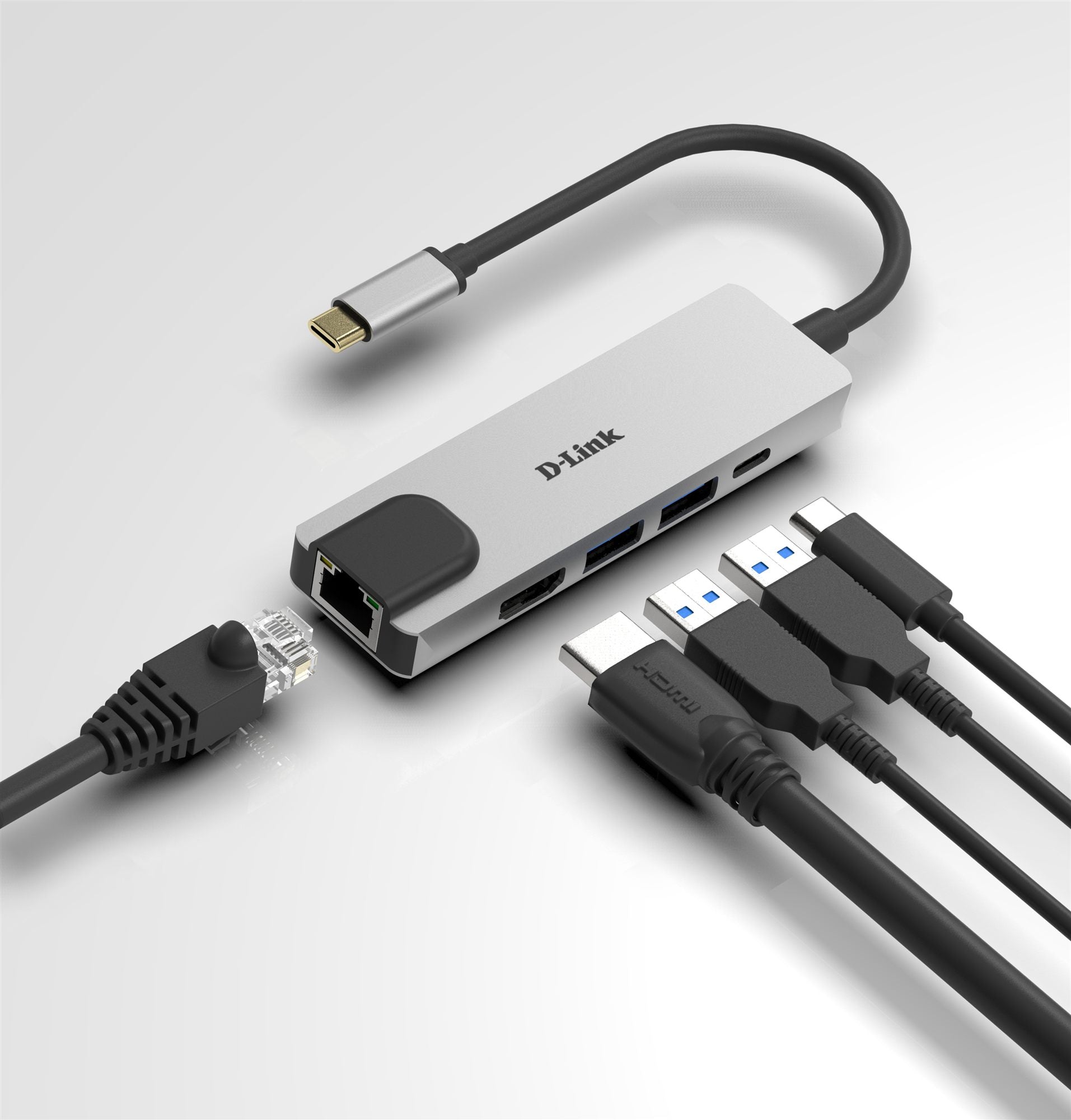 D-LINK USB-C 5-en-1 HDMI charging