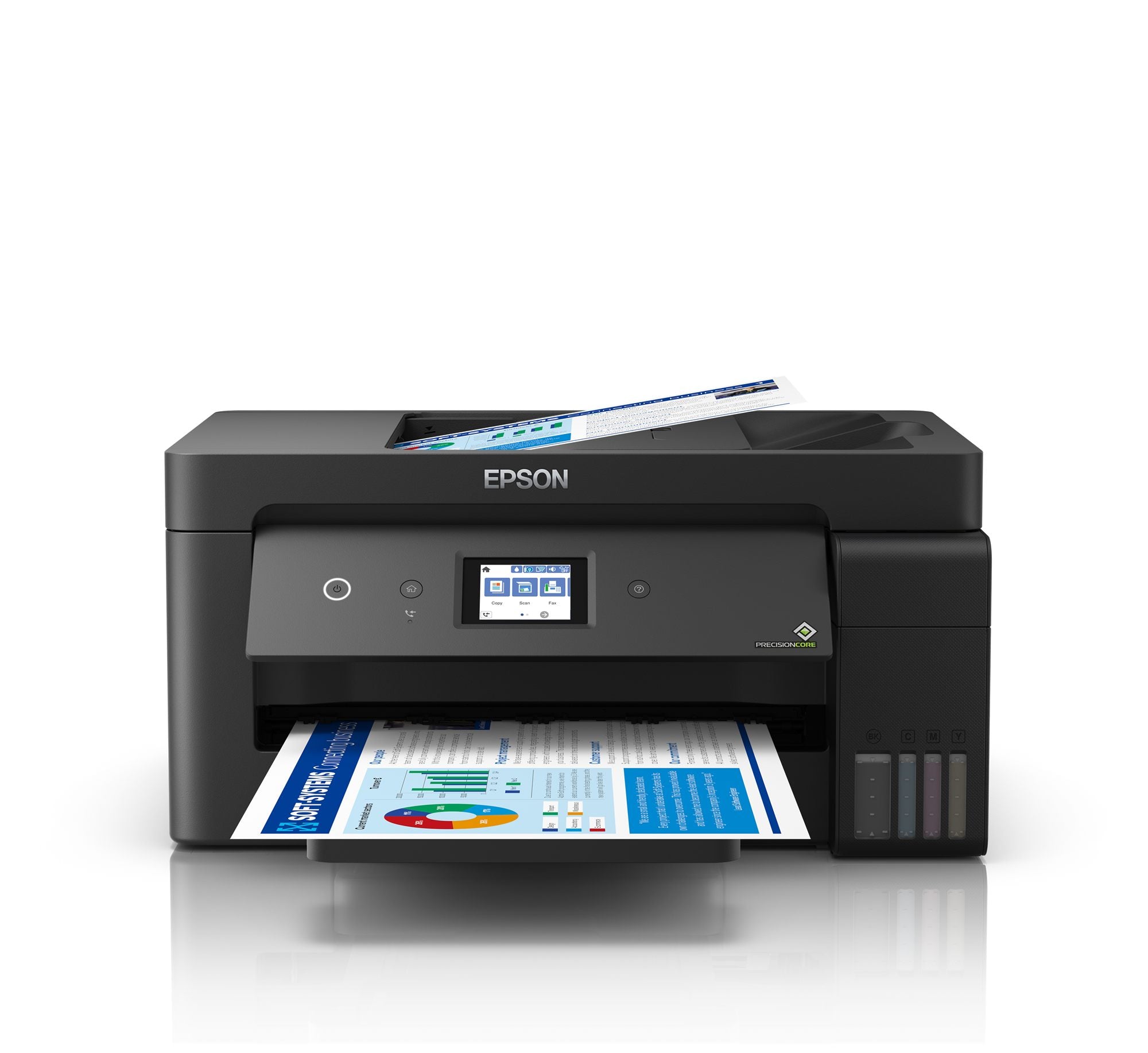 EPSON EcoTank ET-15000 MFP colour ink-jet A3/Ledger 297x432mm 11.5ppm copy 17ppm print 270 sheets USB 2.0 LAN Wi-Fi