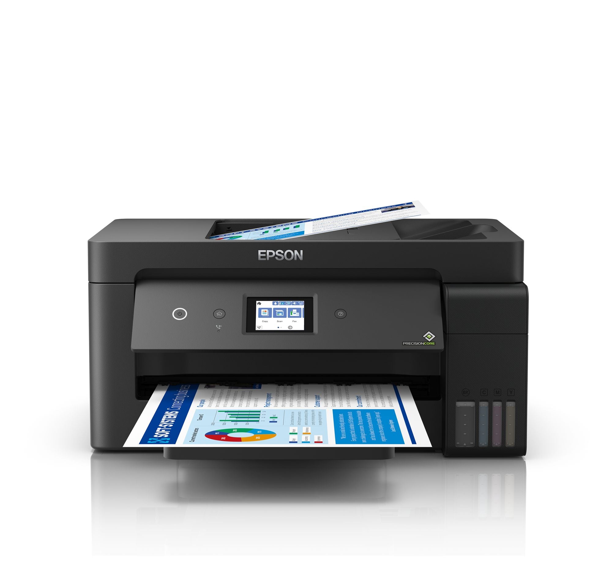 EPSON EcoTank ET-15000 MFP colour ink-jet A3/Ledger 297x432mm 11.5ppm copy 17ppm print 270 sheets USB 2.0 LAN Wi-Fi