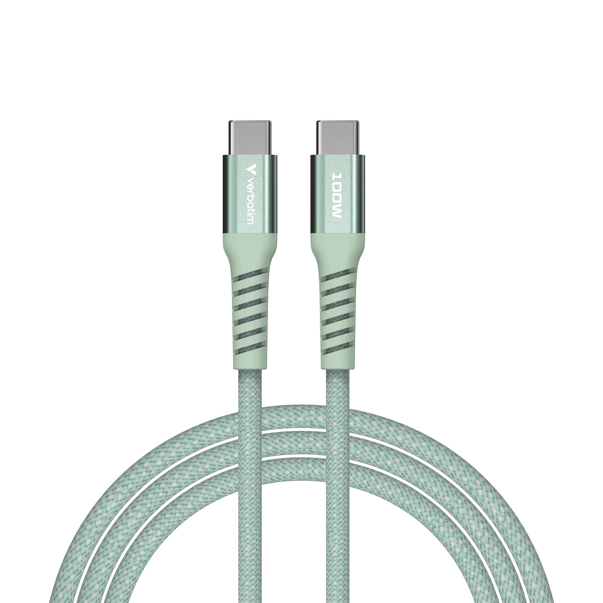 VERBATIM SYNC & CHARGE USB C TO USB C 100W MAGNETIC 120 CM - GREEN WCF (P)