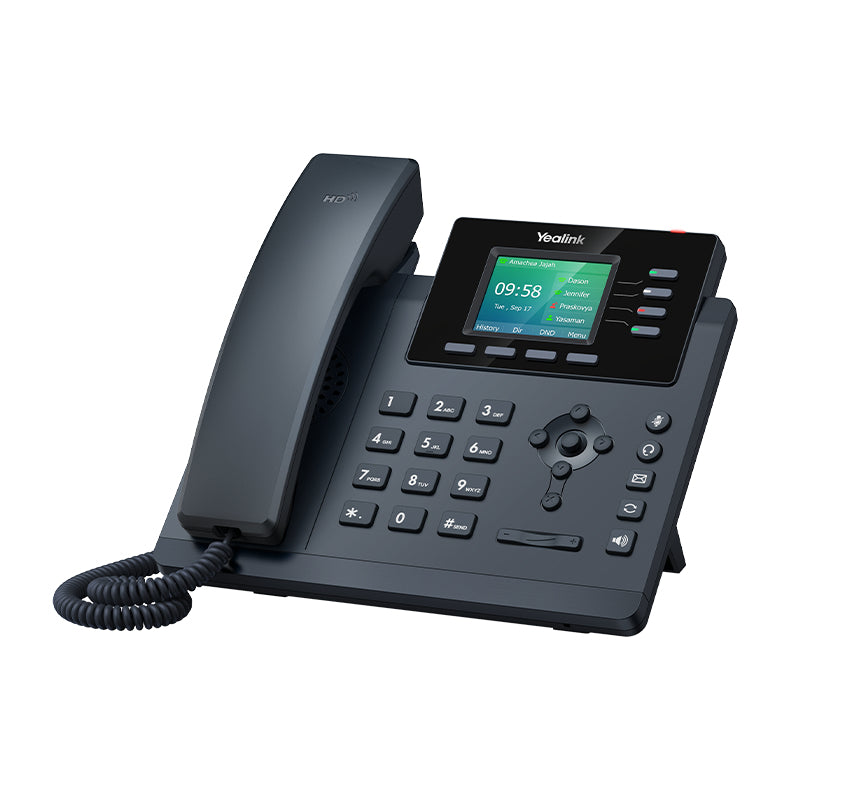 Yealink 1301037 SIP-T34W Téléphone IP avec 4 lignes et Ethernet Gigabit