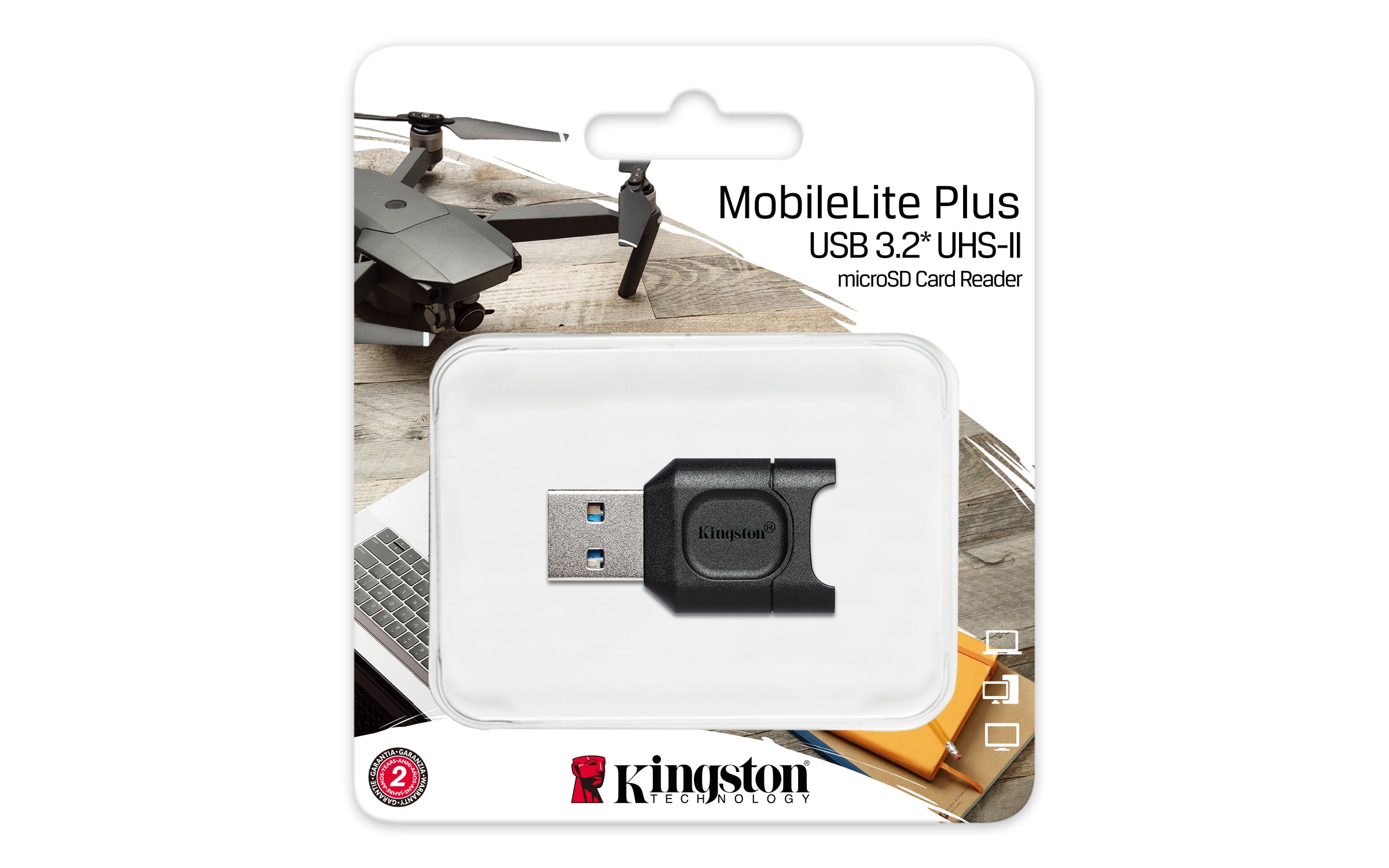KINGSTON MobileLite Plus USB 3.1 microSDHC/SDXC UHS-II Card Reader