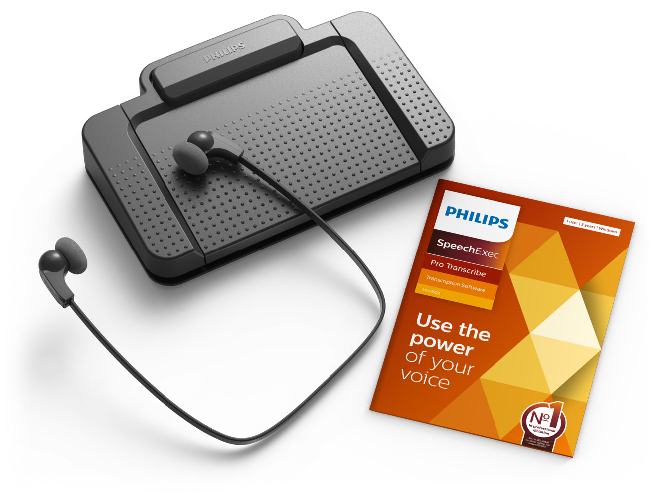 PHILIPS SpeechExec Kit de transcription LFH7277: SpeechExec Pro Transcribe