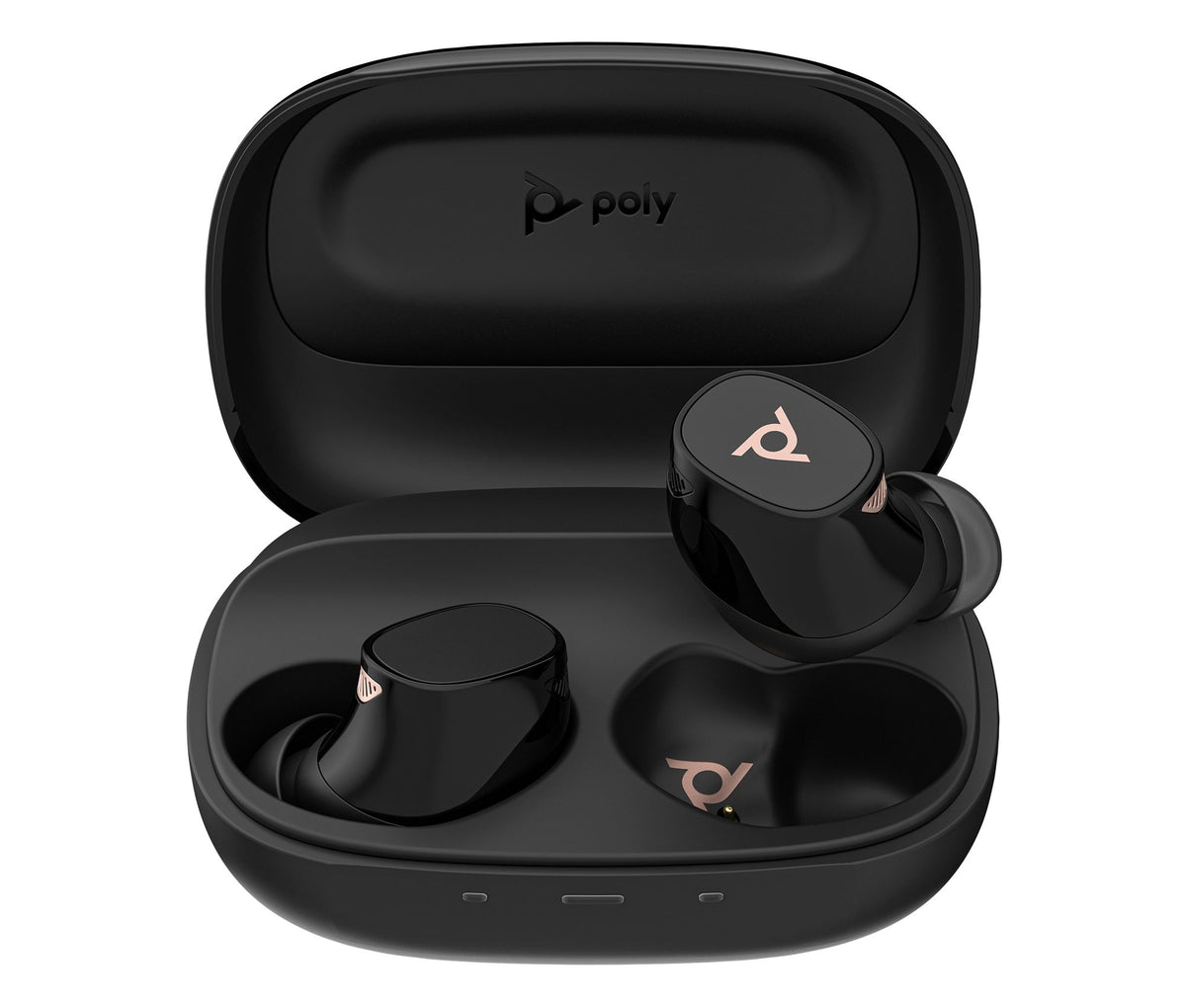 Poly Voyager Free 20 Oreillettes BlueTooth noires + étui de chargement Qi