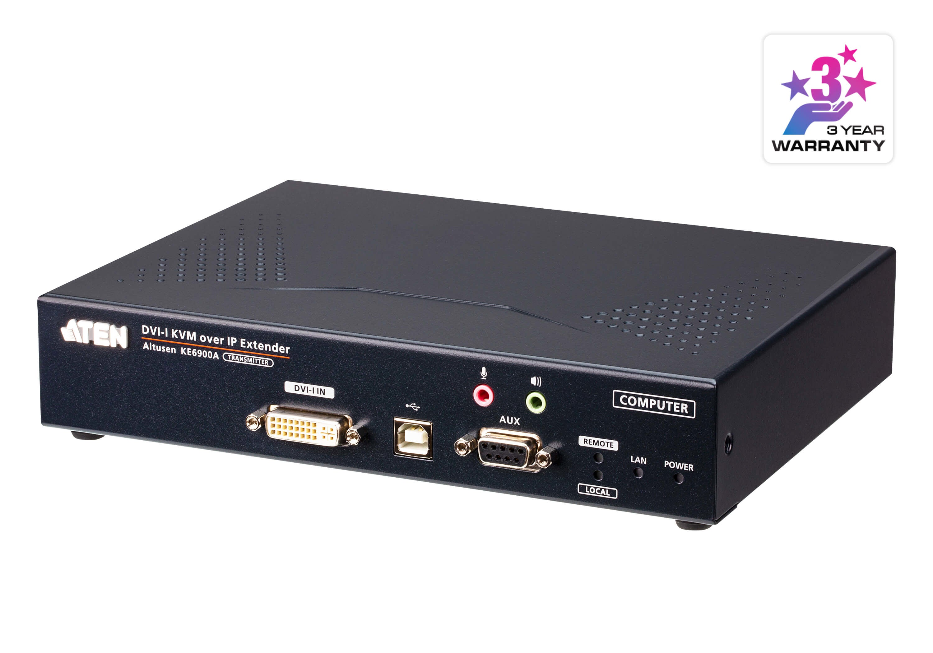 ATEN KE6900AT Contrôle à distance Emetteur KVM DVI/USB sur IP & Fibre