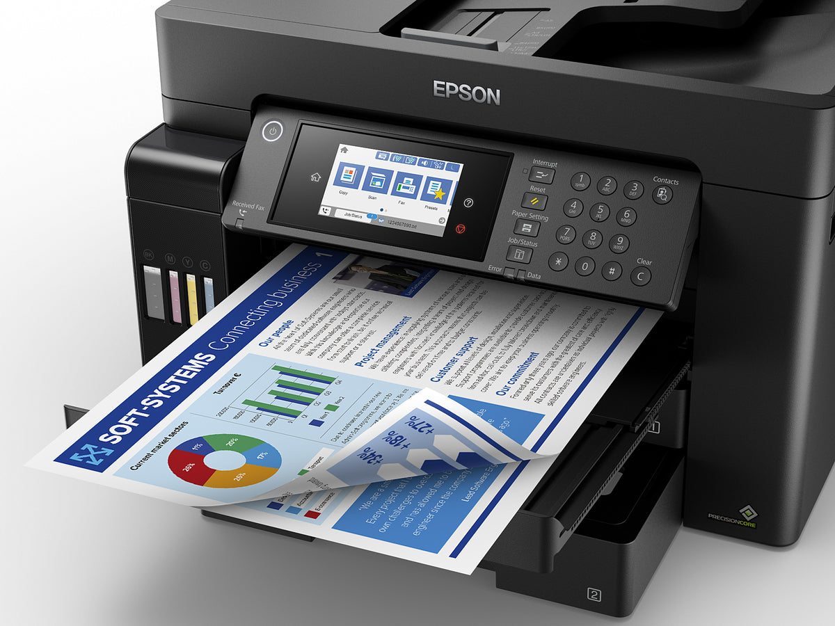 Epson EcoTank L15150 - appareil tout-en-un d'impression - impression, numérisation, copie, fax 4800 x 2400 DPI A3+ 25ppm Wi-Fi AirPrint