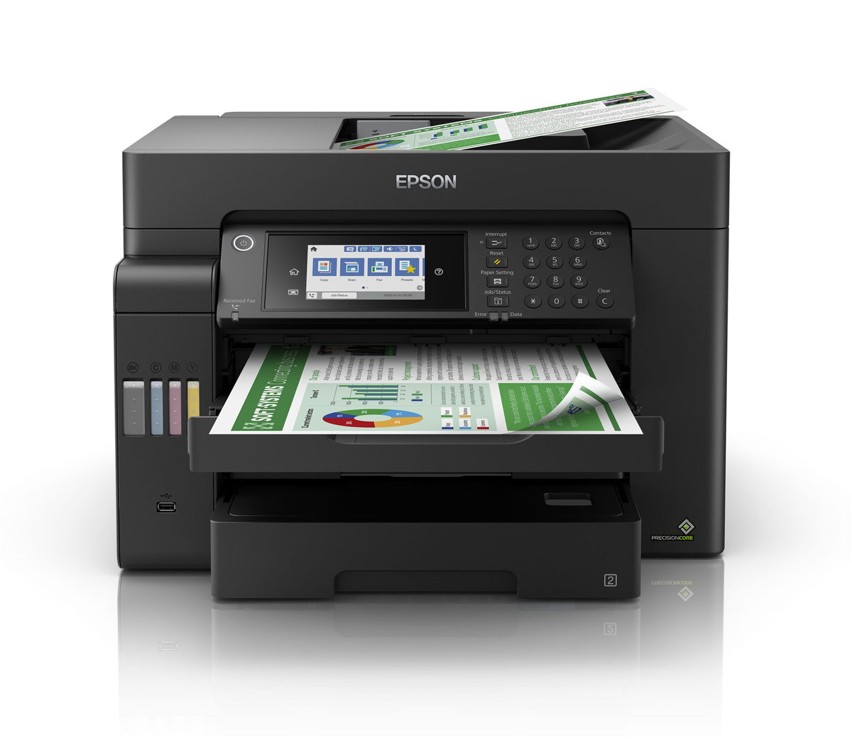 Epson EcoTank L15150 - appareil tout-en-un d'impression - impression, numérisation, copie, fax 4800 x 2400 DPI A3+ 25ppm Wi-Fi AirPrint