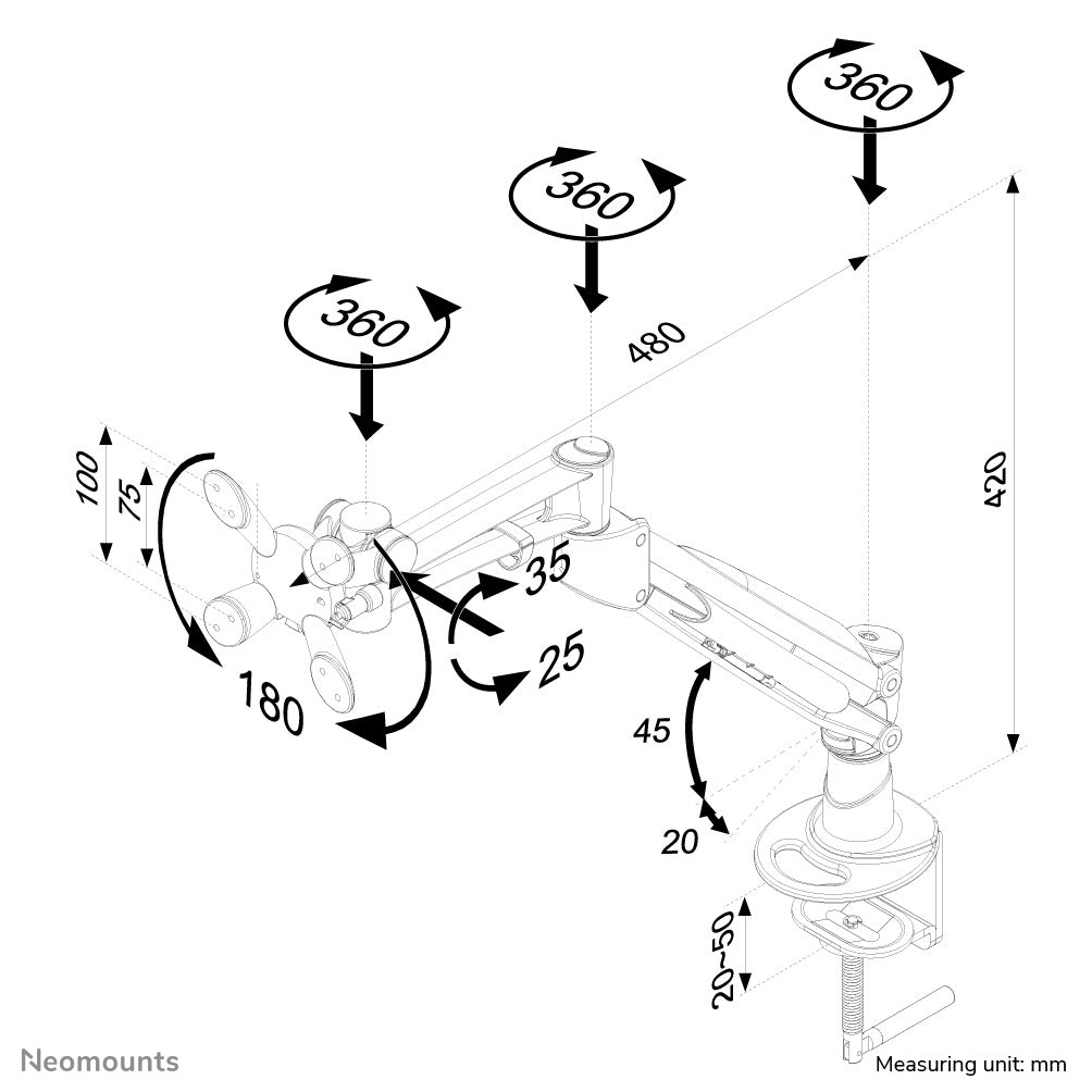 Neomounts FPMA-D940HC
