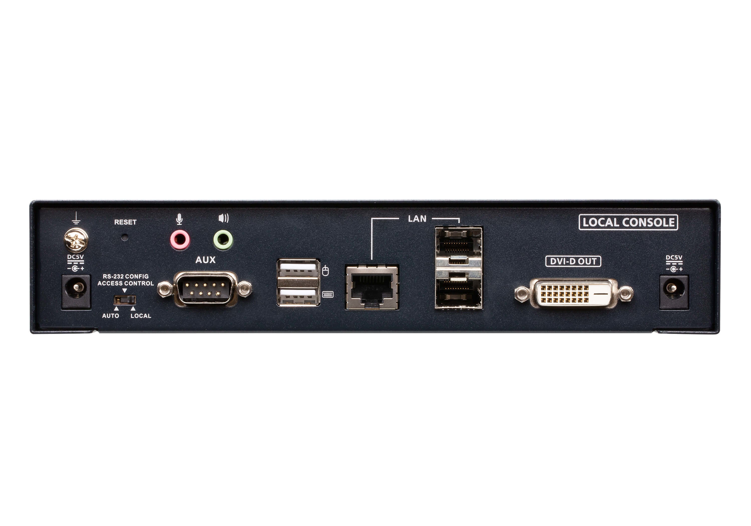 ATEN PREMIUM KE6920ATC Contrôle KVM à distance 2 serveurs 1 opérateur IP/2Fibres