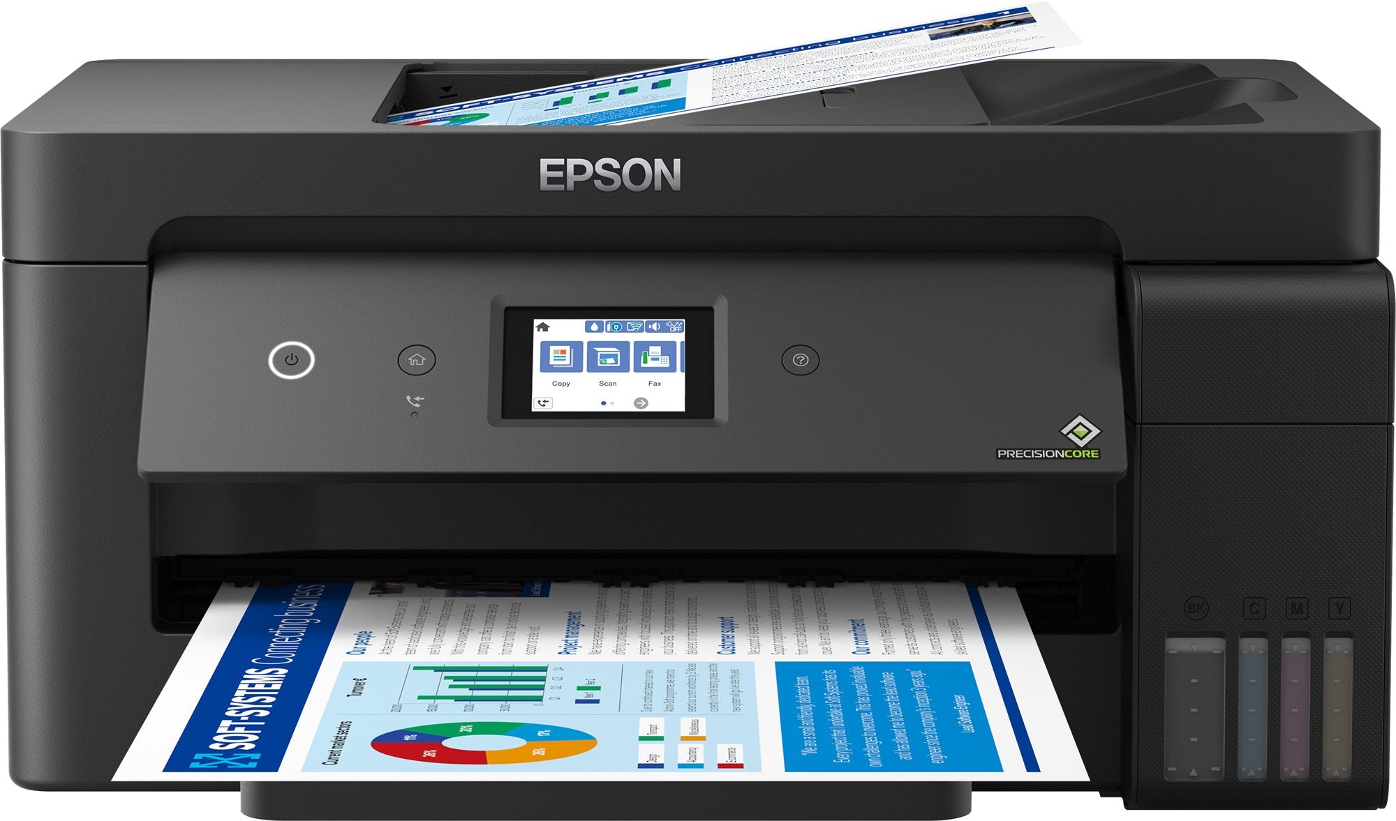 EPSON EcoTank ET-15000 MFP colour ink-jet A3/Ledger 297x432mm 11.5ppm copy 17ppm print 270 sheets USB 2.0 LAN Wi-Fi