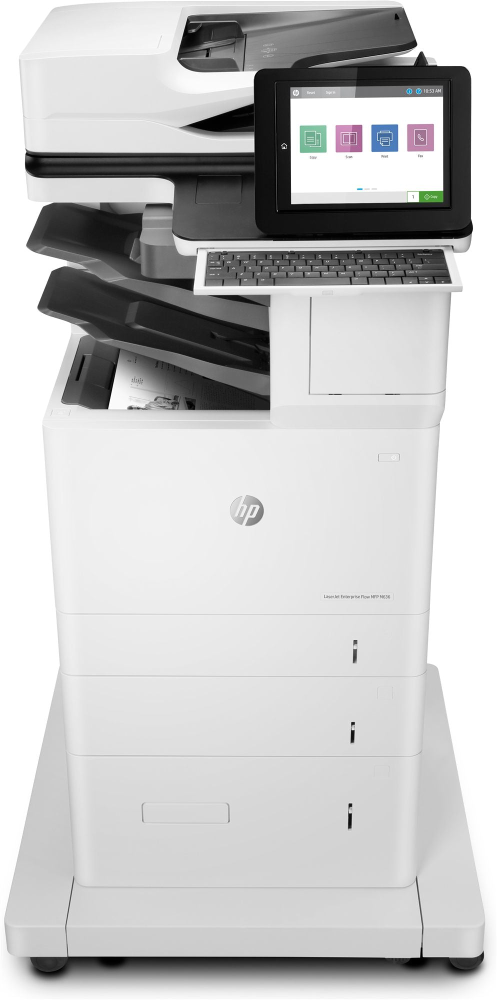 HP LaserJet Enterprise Flow MFP M636z MFP Mono laser 216x864mm A4 71ppm Copy 71ppm Print 650sheets USB LAN Wi-Fi Bluetooth
