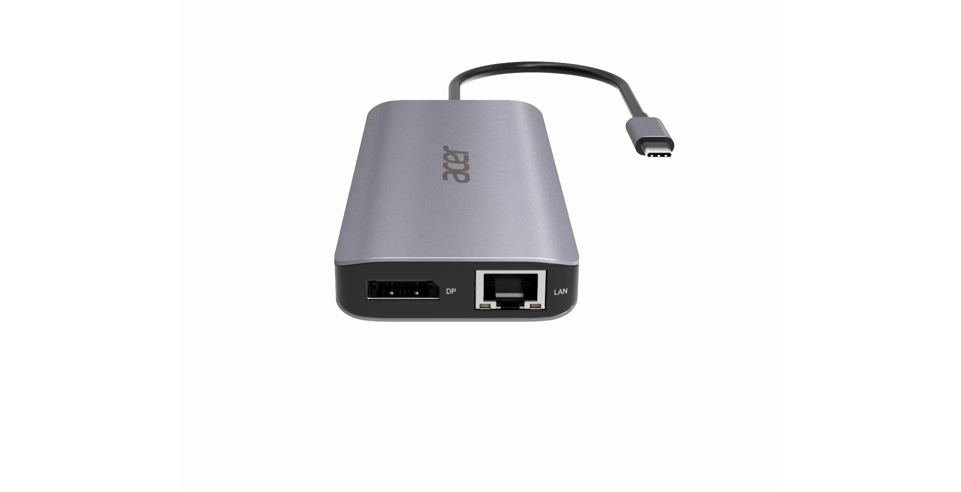 ACER 12-IN-1 TYPE-C DONGLE 2xUSB3.2 2xUSB2.0 2xHDMI DisplayPort Type C PowerDelivery SD Card reader TF Card reader 1000M Ethernet