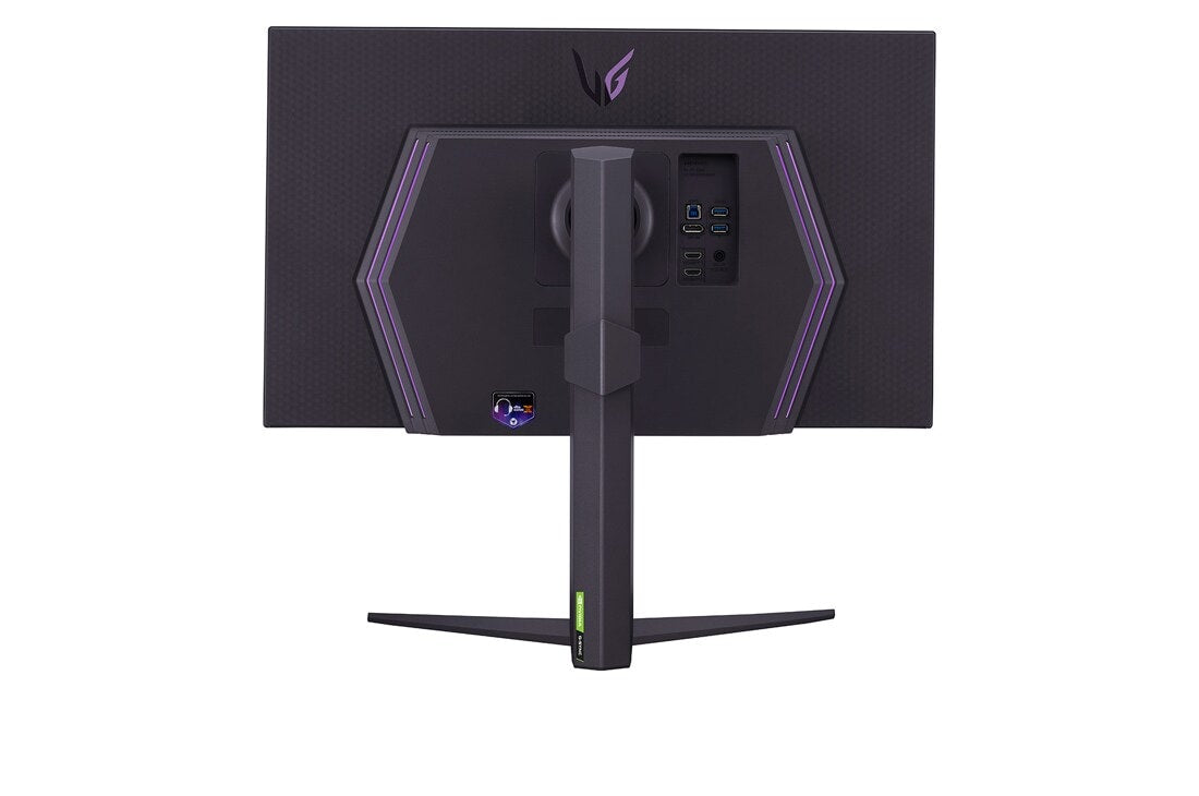 "LG 27GR93U-B écran plat de PC 68,6 cm (27"") 3840 x 2160 pixels 4K Ultra HD LED Noir, Gris, Violet"