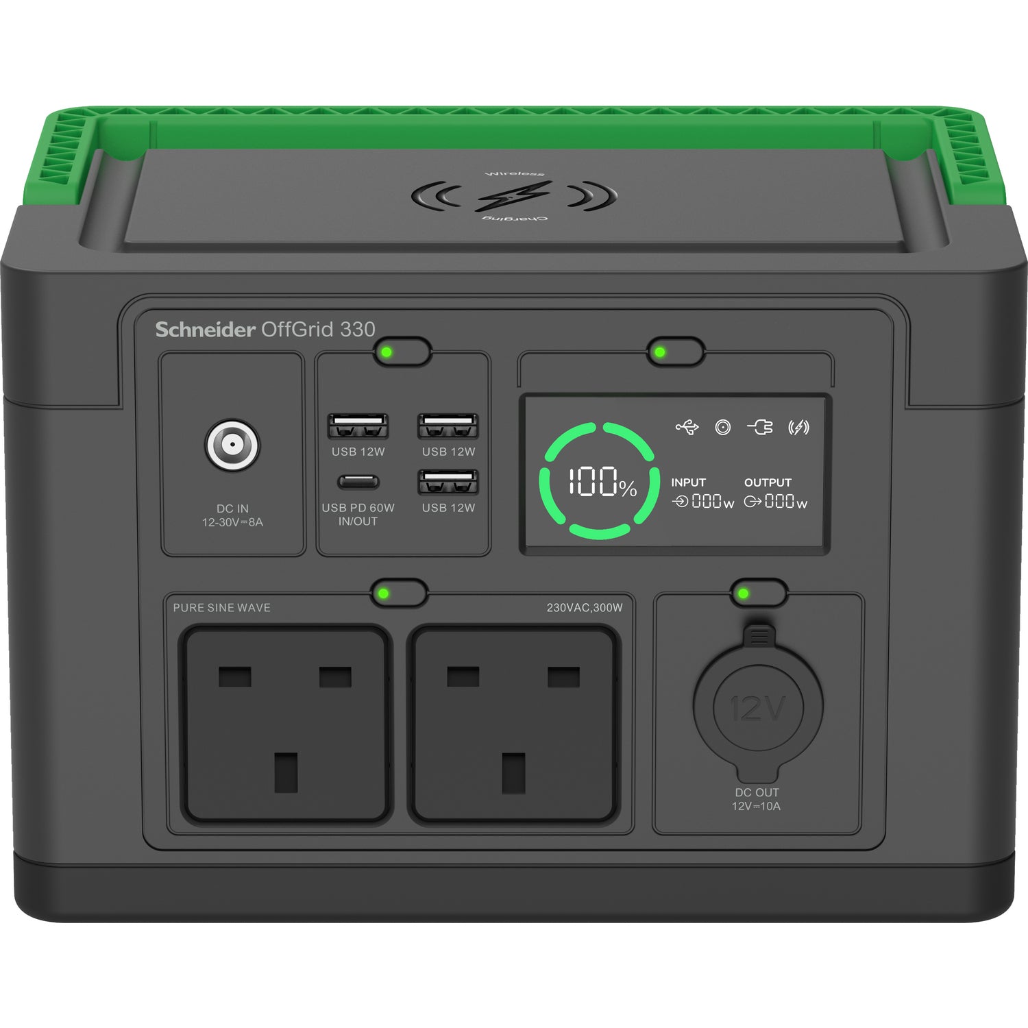 APC Schneider OffGrid Portable Power Station 330 332Wh Lithium-ion 2 UK Sinewave