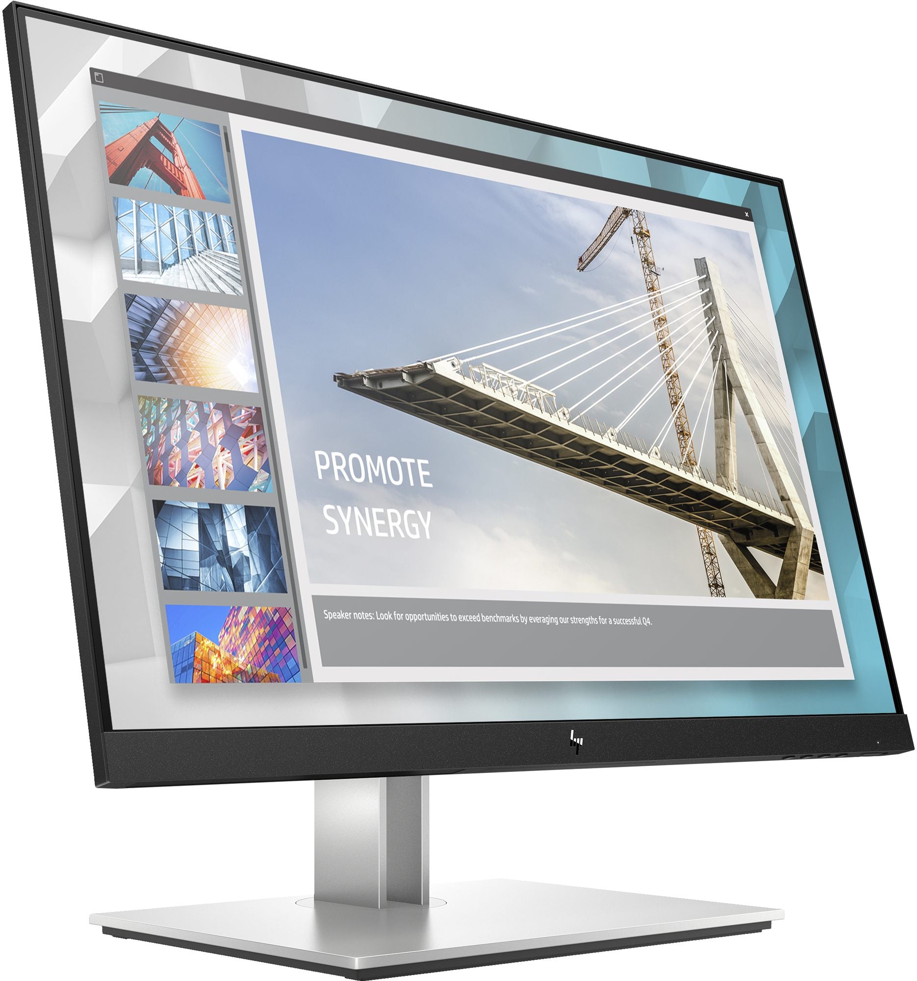 "HP E-Series E24i G4 61 cm (24"") 1920 x 1200 pixels WUXGA Noir, Argent"