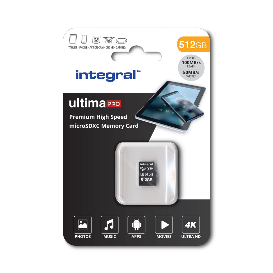 512GB MSDXC UHS1 U1 CL10 V30 A1+SD Ada
