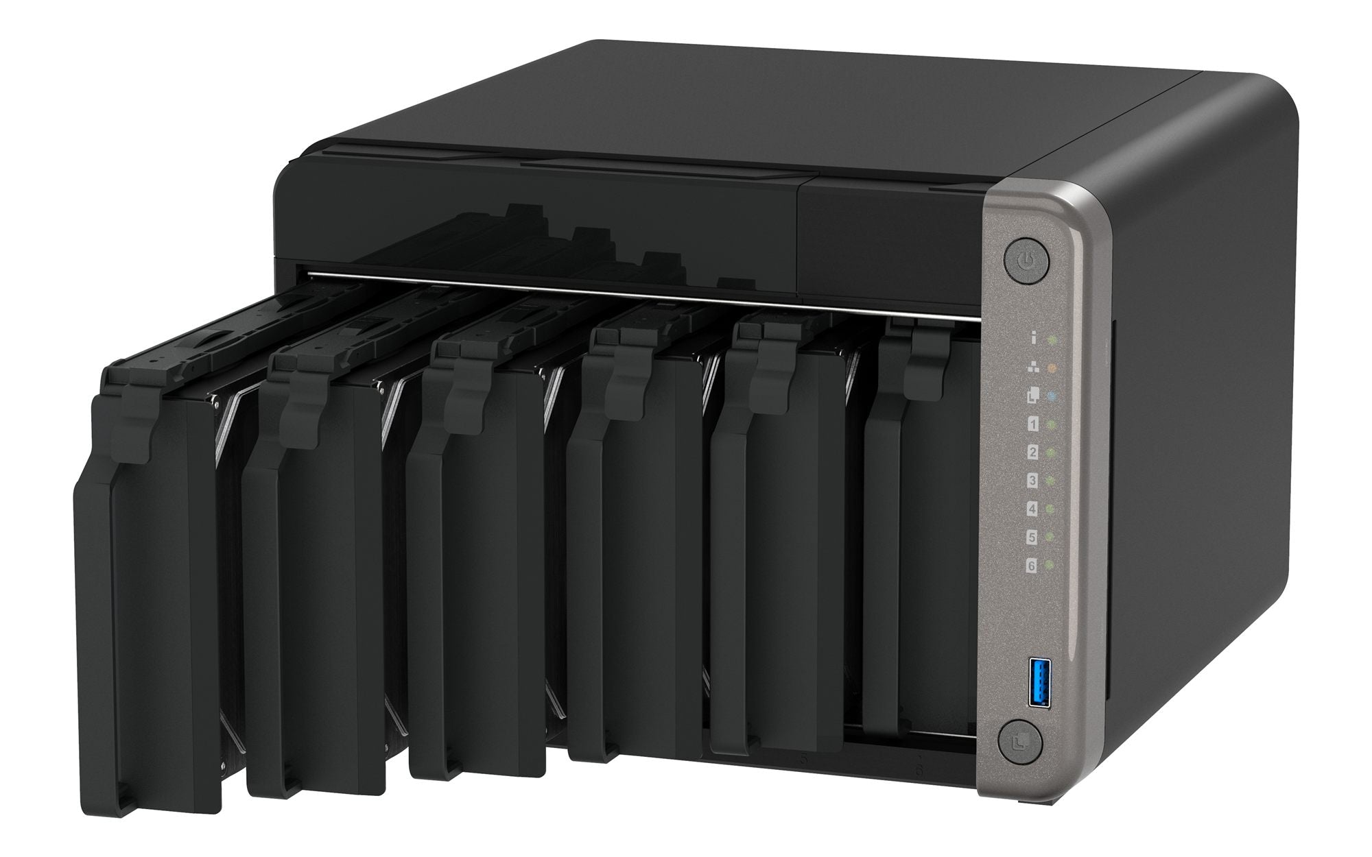 6 Bay 3.5" AI NAS NPU 6TOPS 4C ARM Cor