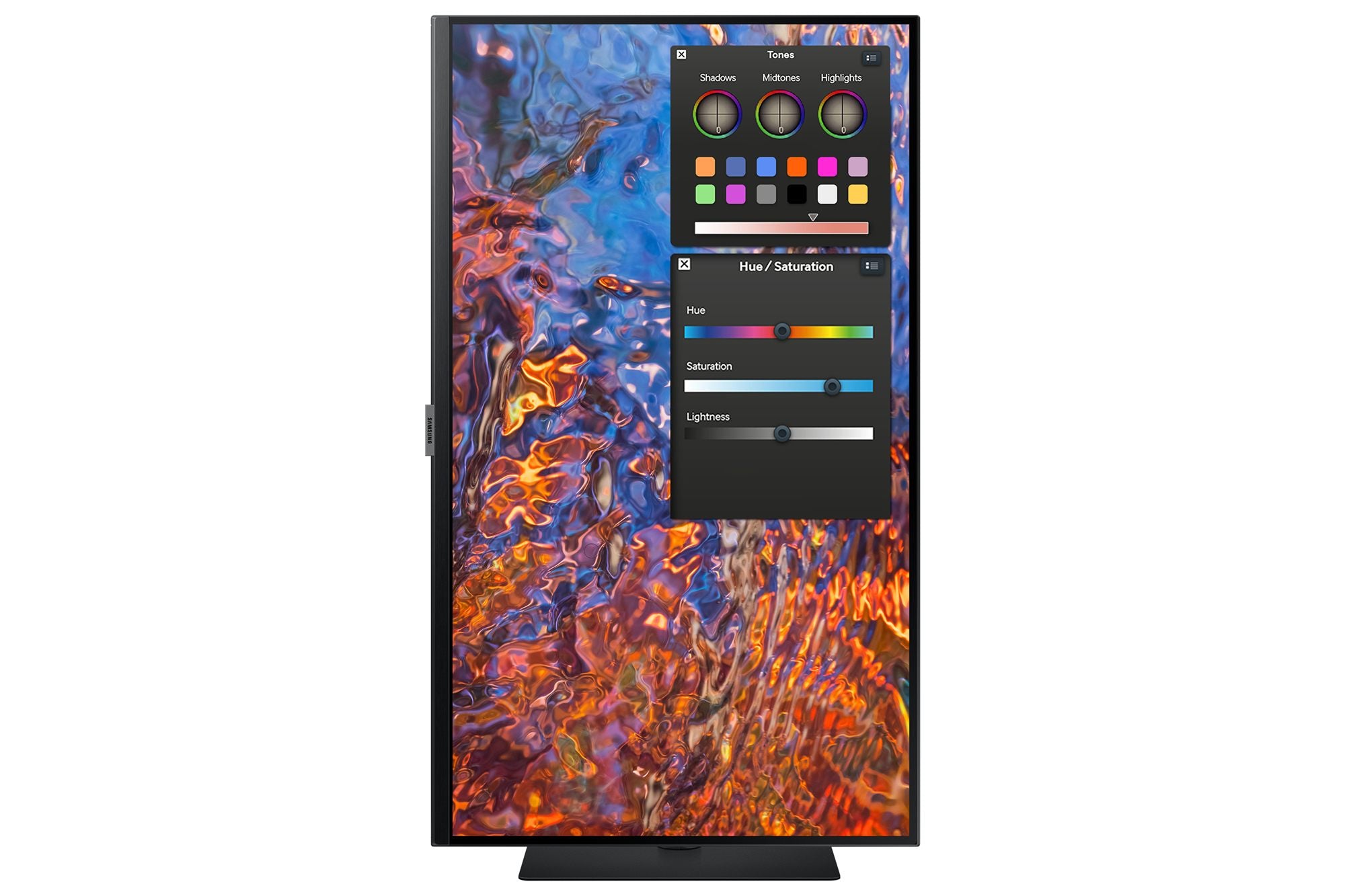 SAMSUNG LS32B800PXPXEN 32p 16:9 3840x2160 IPS 5ms HDR400 HAS/Swivel/Pivot/Tilt HDMI/DP/USB-C 90W/LAN USB3 Hub VESA 100