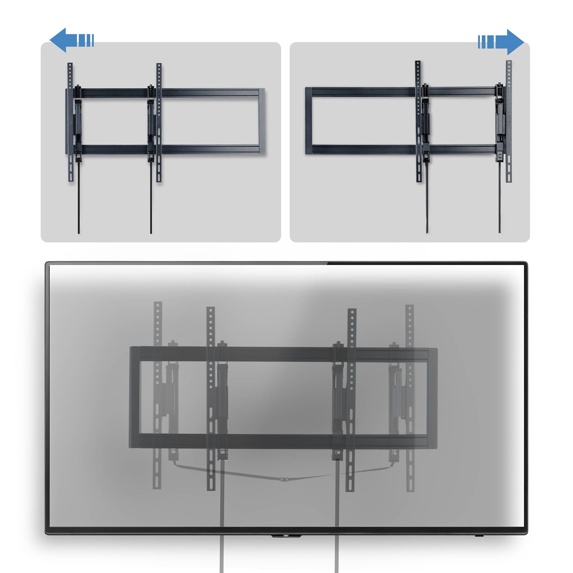 UL Listed TV Wall Mount for up to 105"