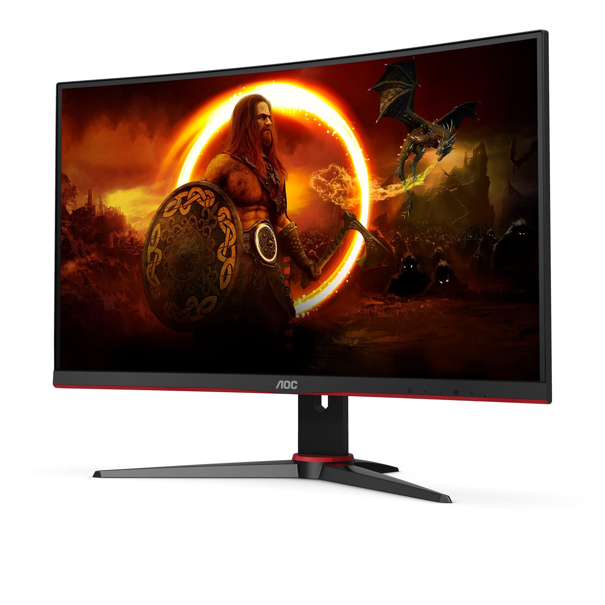AOC C27G2E/BK 27p VAFHD 165Hz 4ms 250cd/m2 DSub 2xHDMI 2.0 DP