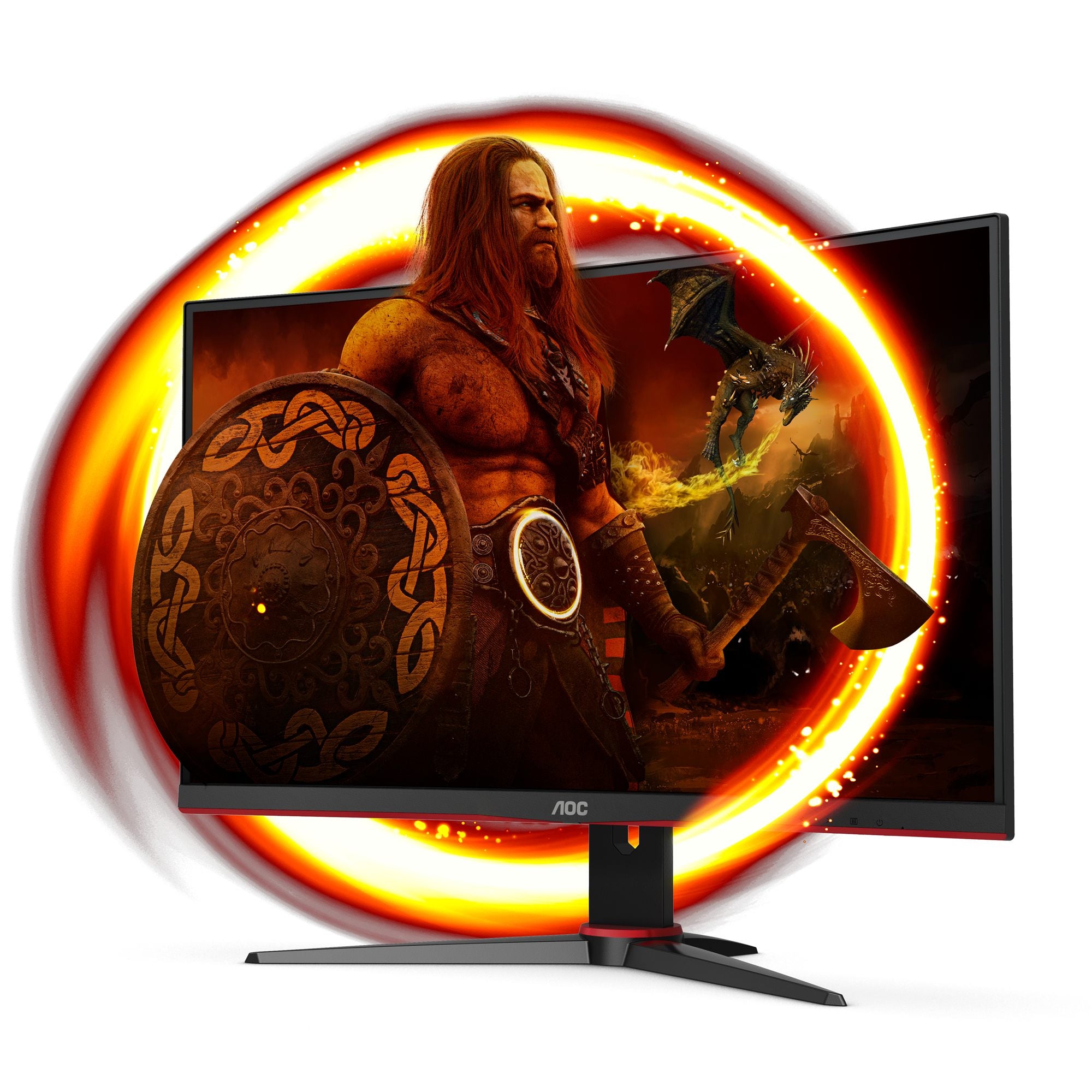 AOC C27G2E/BK 27p VAFHD 165Hz 4ms 250cd/m2 DSub 2xHDMI 2.0 DP