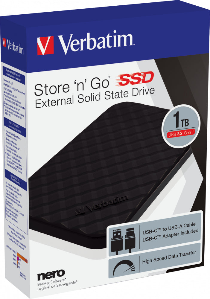 VERBATIM STORE ´N´ GO PORTABLE SSD USB 3