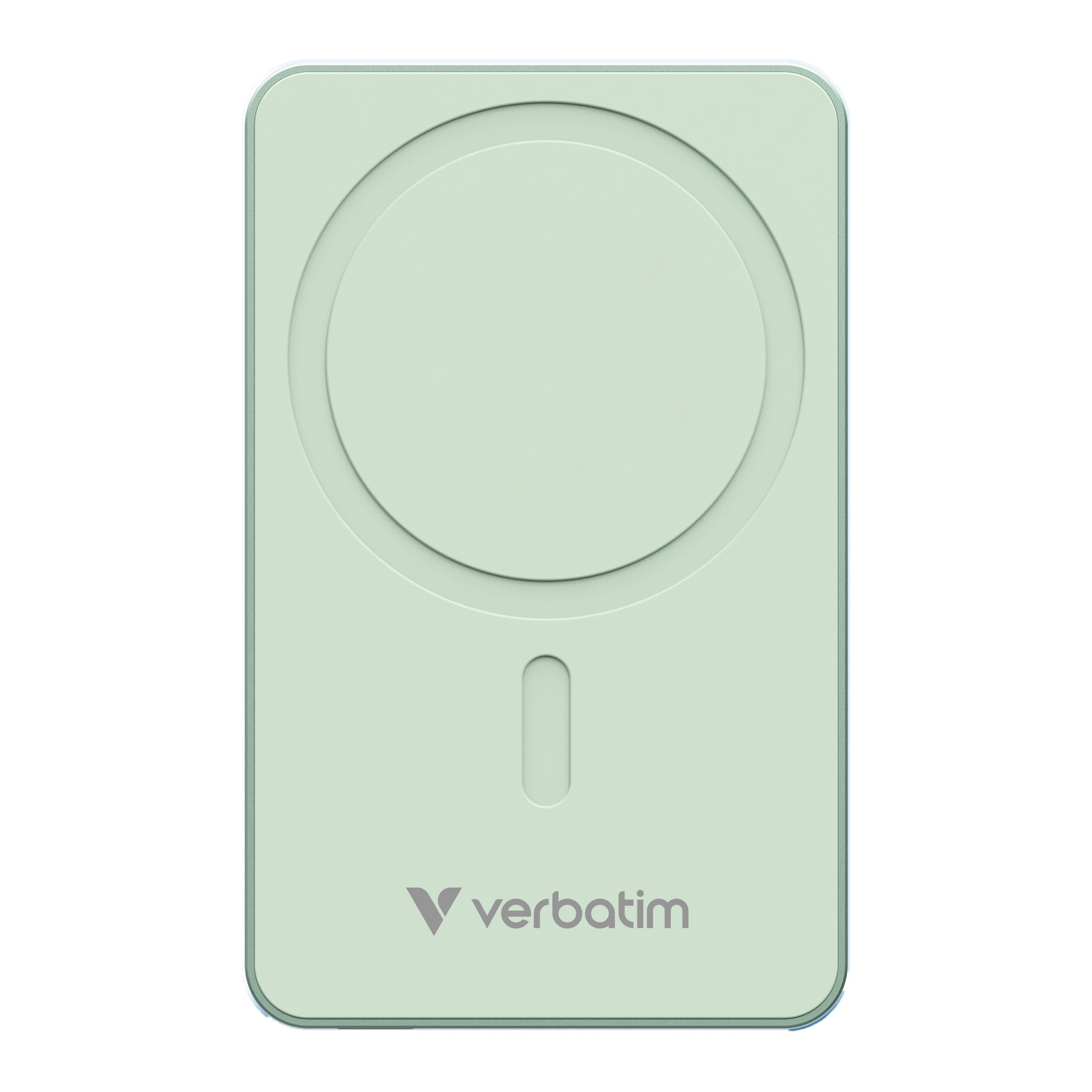 VERBATIM CHARGE N GO ESSENTIALS POWER BANK MAGNETIC WIRELESS 5000MAH GREEN WCF (P)